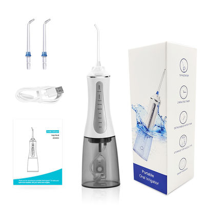 1800mAh Rechargeable Portable Dental Water Jet Flosser 350ml OEM