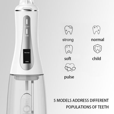 Rechargeable Cordless Water Flosser Teeth Cleaner With LED Display