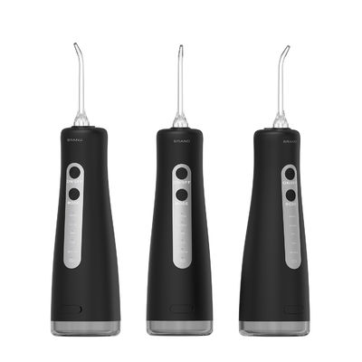 Cordless Oral Water Flosser AOW07 with 4 Nozzles 1600 Pulsations/Min White Design Built in Timer
