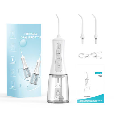 Portable Water Flosser IPX7 Waterproof  Oral Cleaning Care 360° Rotating Nozzle