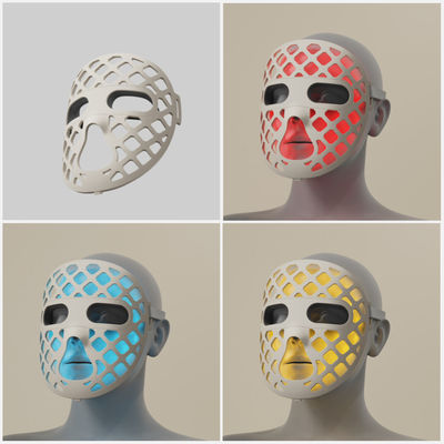 Red/Infrared/Blue/Yellow lighting IP67 Liquid silicone material light Weight Face Care Beauty Instrument LED face mask