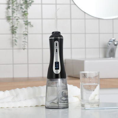 Leakproof Cordless Select Black Water Flosser Waterproof 30-150PSI